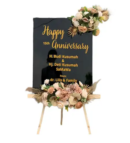 Papan Bunga Akrilik Logandu