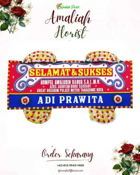 Papan Bunga Ucapan Selamat Logandu
